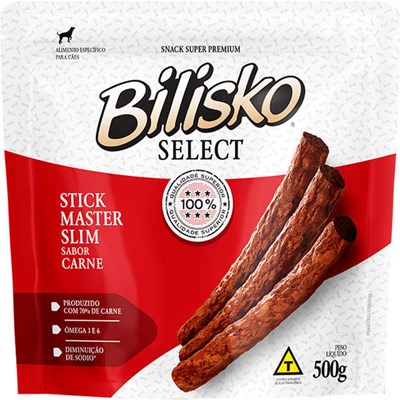 Palitos Finos Bilisko Select Stick Master Slim para Cachorros sabor Carne 500g