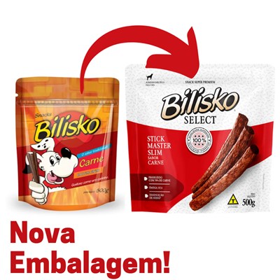Palitos Finos Bilisko Select Stick Master Slim para Cachorros sabor Carne 500g