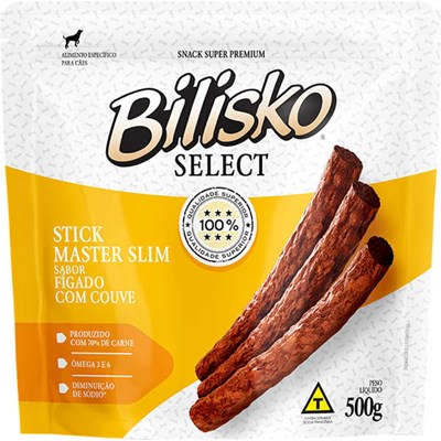 Palitos Finos Bilisko Select Stick Master Slim para Cachorros sabor Figado 500g