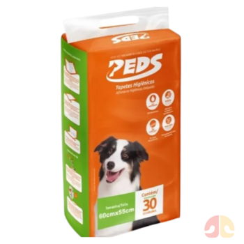 Peds Tapete Higiênico Slim para Cães 60x55cm com 30 Unidades - Imagem principal