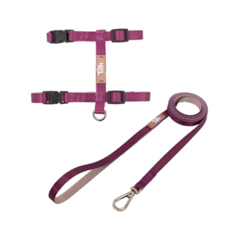 Peitoral com Guia para Gatos Toh Bordô - Imagem principal