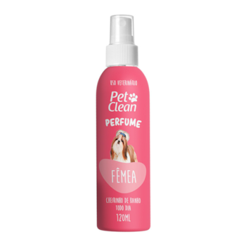 Perfume Fêmea Pet Clean para Cães e Gatos Adultos 120ml - Imagem principal