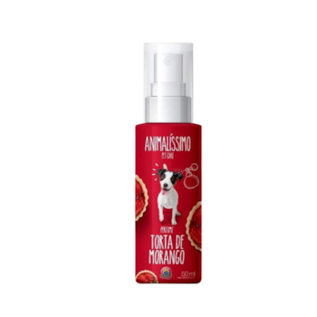 Perfume Torta de Morango Animalíssimo Para Cães e Gatos 50ml - Imagem principal