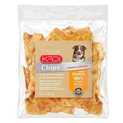 Petisco 8in1 Kadi Osso Chips 220gr para Cães Sabor Frango