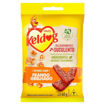 Petisco Bifinho Keldog para Cães 60gr Sabor Frango Grelhado - Imagem principal