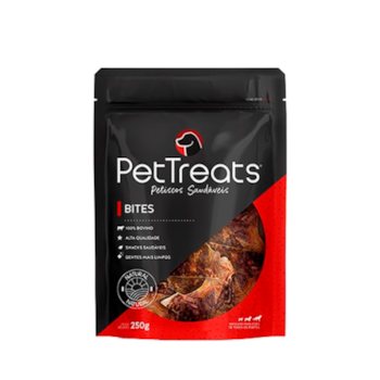 Petisco Bovino Natural PetTreats Bites 250gr para Cães - Imagem principal