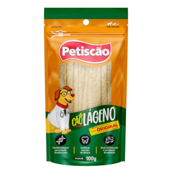 Petisco Cãolágeno Petiscão para Cães 100gr Sabor Original - Imagem principal