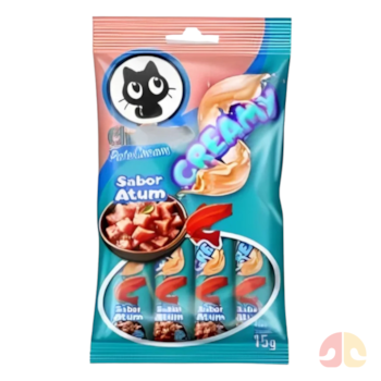 Petisco Cremoso Gatex 4un com 15g sabor Atum - Imagem principal