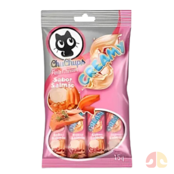 Petisco Cremoso Gatex 4un com 15g sabor Salmão - Imagem principal