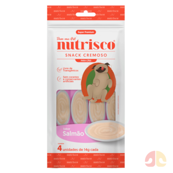 Petisco Cremoso Nutrisco para Cães Sabor Salmão 56g - Imagem principal