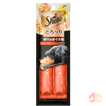 Petisco Cremoso Sheba Sabor Atum Para Gatos com 2 Sachês de 12g - Imagem principal