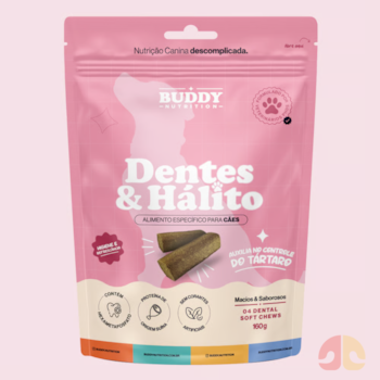 Petisco Dental Buddy Nutrition Dentes & Hálito 160g para Cães - Imagem principal