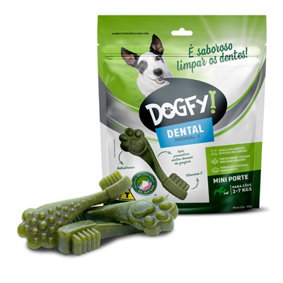 Petisco Dental DogFy 46gr Para Cães de Porte Mini com 7un