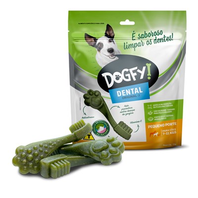 Petisco Dental DogFy 75gr Para Cães de Pequeno Porte com 5un