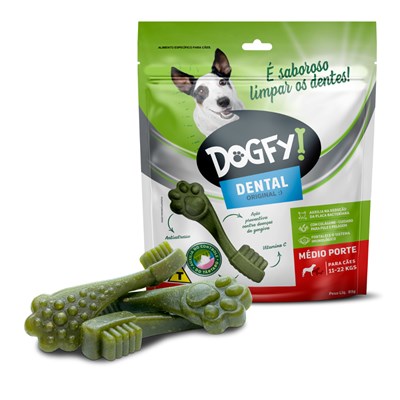 Petisco Dental DogFy Para Cachorros de Porte Médio 3un