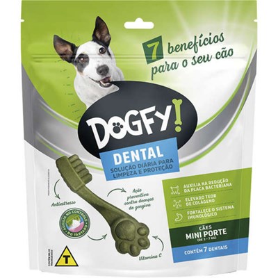 Petisco Dental DogFy Para Cachorros de Porte Mini 7un