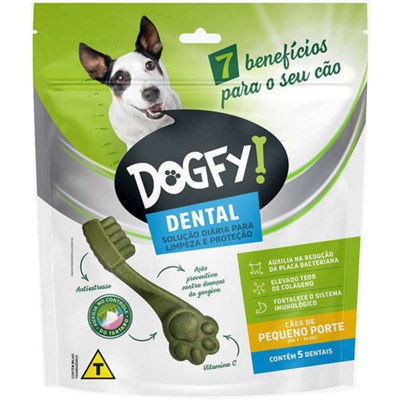 Petisco Dental DogFy Para Cachorros de Porte Pequeno 5un