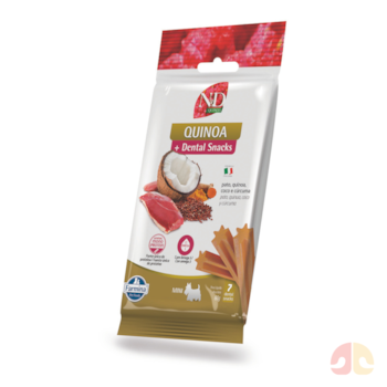 Petisco Dental Farmina N&D Quinoa Sabor Veado, Quinoa, Coco e Cúrcuma Cães Porte Pequeno 60g - Imagem principal