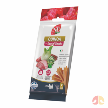 Petisco Dental N&D Quinoa Sabor Cordeiro e Quinoa para Cães Porte Pequeno 60g - Imagem principal