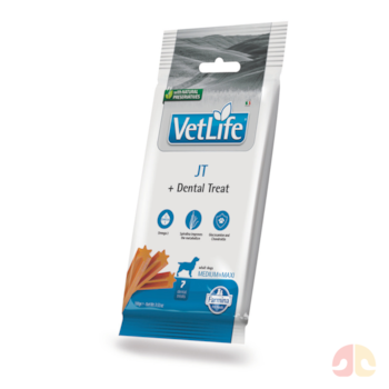 Petisco Dental Vet Life Farmina JT para Cães de Porte Médio e Grande 100g - Imagem principal