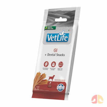 Petisco Dental Vetlife GI Farmina Gastrointestinal para Cães Porte Médio e Grande 100g - Imagem principal