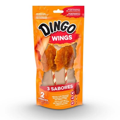 Petisco Dingo Wings 3 sabores para Cachorros 2un