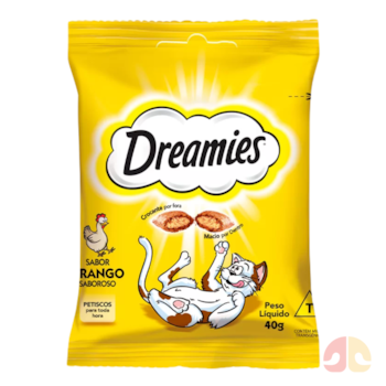 Petisco Dreamies Sabor Frango para Gatos Adultos 40g - Imagem principal