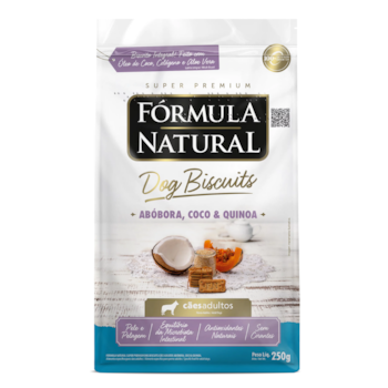 Petisco Fórmula Natural Biscoito sabor Abóbora Coco e Quinoa para Cães Adultos de porte Médio e Grande 250gr - Imagem principal