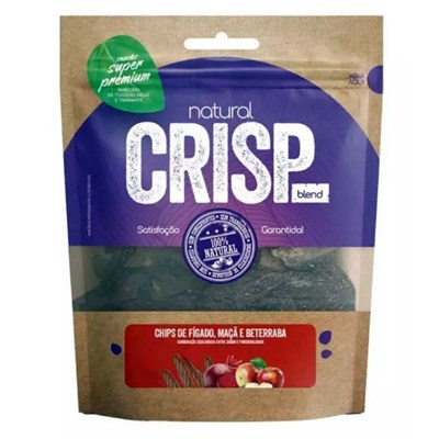 Petisco GMP Natural Crisp Chips Para Cachorro Figado, Maçã e Beterraba 100gr