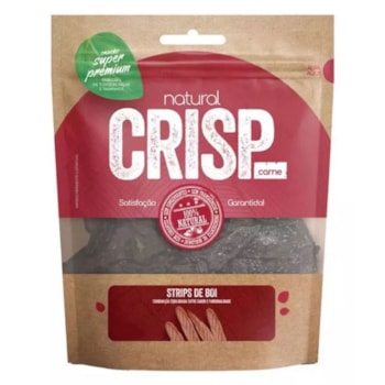 Petisco GMP Natural Crisp Strips De Boi Para Cachorro 20gr - Imagem principal