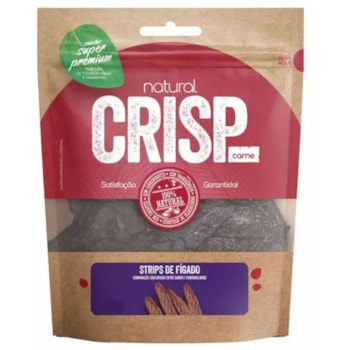 Petisco GMP Natural Crisp Strips De Figado Para Cachorro 100gr - Imagem principal