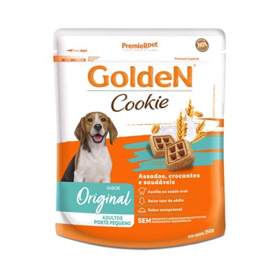 Produto Petisco GoldeN Cookie para cachorros adultos pequeno porte 350g