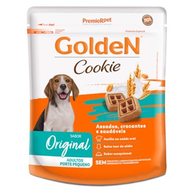 Produto Petisco GoldeN Cookie para Cães Adultos Porte Pequeno sabor Original 750gr