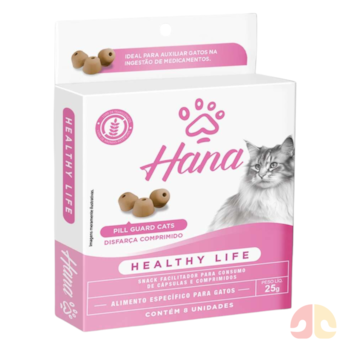 Petisco Hana Healthy Life Pill Guard Cat Disfarça Comprimidos 25g para Gatos - Imagem principal