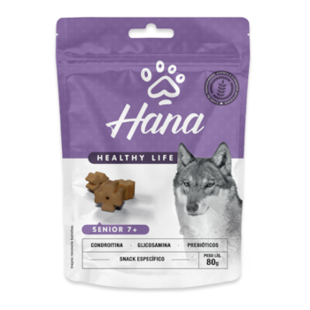 Petisco Hana Snack Sênior 7+ para Cães Idosos 80gr - Imagem principal