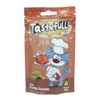 Petisco Hana Tastefull Nuggets Recheados para Gatos Adultos 40g Sabor Frango Assado - Imagem principal