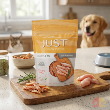 Petisco Just Slice de Frango 55g para Cães e Gatos - Imagem principal