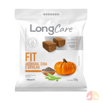 Petisco LongCare Funcional Fit para Cães Adultos 50g Sabor Abóbora, Chia e Ervilha - Imagem principal