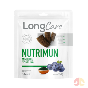 Petisco LongCare Funcional Nutrimun para Cães Adultos 50g Sabor Mirtilo e Spirulina - Imagem principal