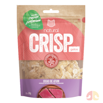 Petisco Natural Crisp 20g para Gatos Adultos Iscas de Atum - Imagem principal