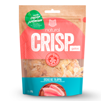 Petisco Natural Crisp para Gatos Sabor Iscas de Tilápia 20gr - Imagem principal