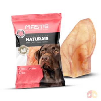 Petisco Natural Mastig Orelha Suína para Cães 1 Unidade - Imagem principal