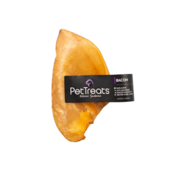 Petisco Natural Orelha Suina para Cães 1UN Sabor Bacon - Imagem principal
