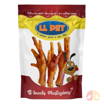 Petisco Natural Pé de Galinha Desidratado LL Pet com 3 Unidades - Imagem principal