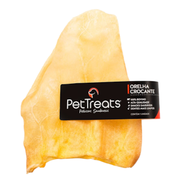 Petisco Natural Pet Treats Orelha Crocante 1UN para Cães - Imagem principal