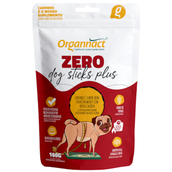 Petisco Organnact Zero Dog Sticks Para Cães 160g - Imagem principal