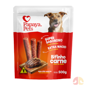 Petisco Palito Papaya Pets 500g Carne para Cães - Imagem principal