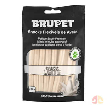 Petisco Palitos Flexíveis Brupet Sabor Leite para Cães 200g - Imagem principal