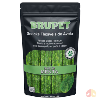 Petisco Palitos Flexíveis Brupet Sabor Menta para Cães 200g - Imagem principal