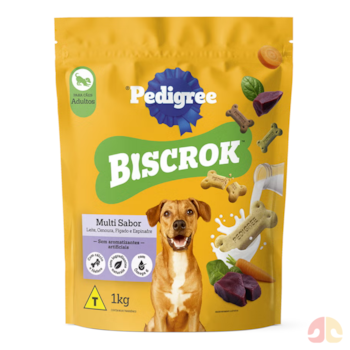 Petisco Pedigree Biscrok Multi 1kg Para Cães Adultos - Imagem principal